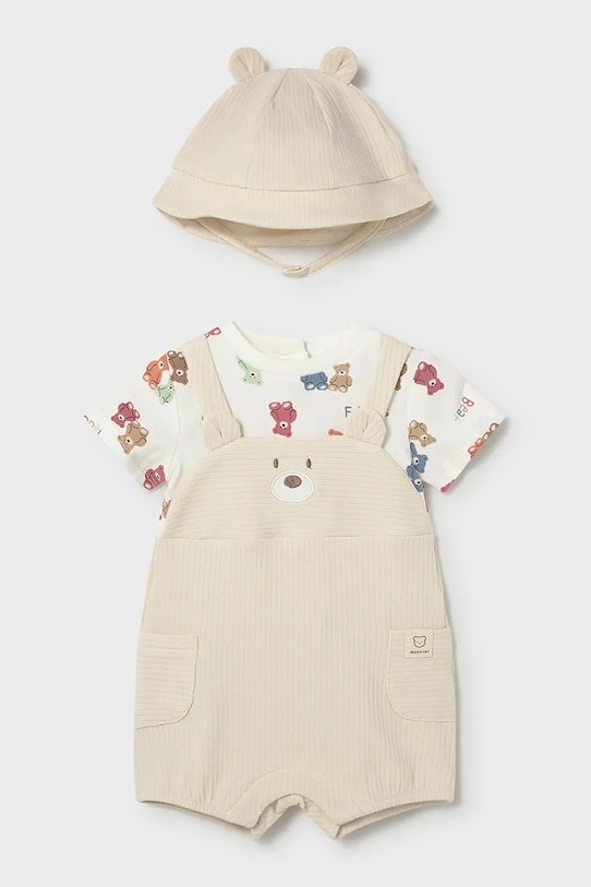 Mayoral Newborn rampers niemowlęcy Produkt niemowlęcy beżowy 1608.1G.Newborn.PPY2