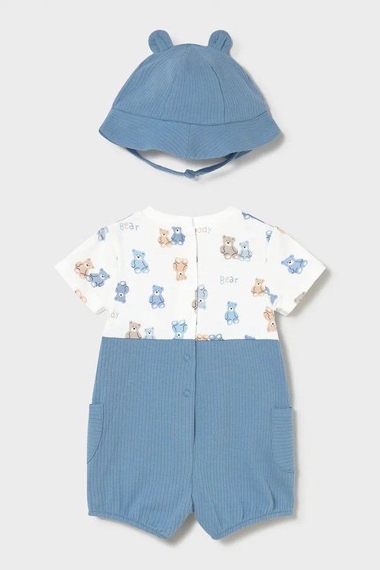 Mayoral Newborn rampers niemowlęcy 1608.1G.Newborn.PPY2 niebieski SS26