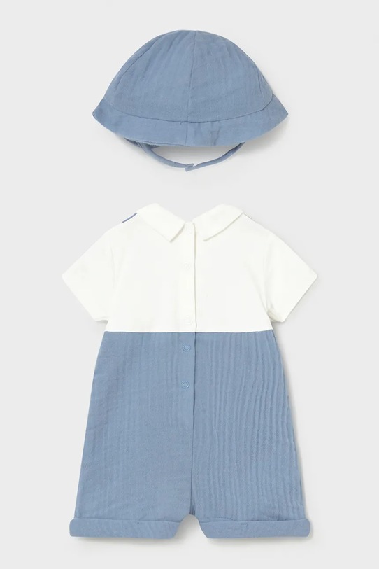 Mayoral Newborn rampers niemowlęcy 1651.1L.Newborn.PPY2 niebieski SS26