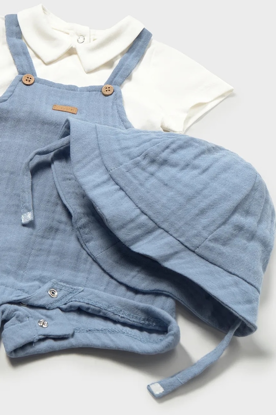 Chłopiec Mayoral Newborn rampers niemowlęcy 1651.1L.Newborn.PPY2 niebieski