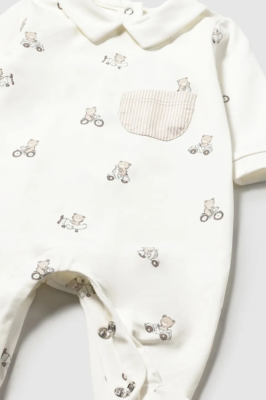 Mayoral Newborn śpioszki niemowlęce 2-pack beżowy 1716.1B.Newborn.PPY2