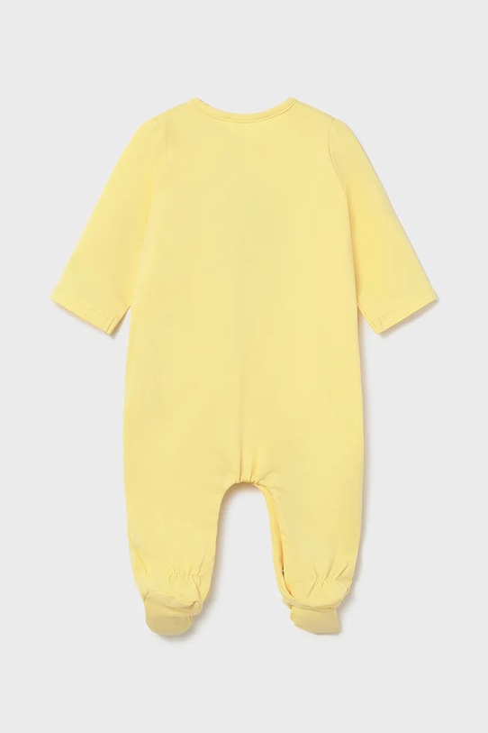 Chłopiec Mayoral Newborn śpioszki niemowlęce 2-pack 1720.1G.Newborn.PPY2 żółty