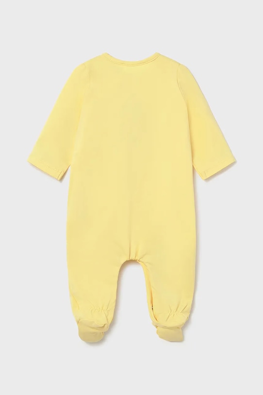 Chłopiec Mayoral Newborn śpioszki niemowlęce 2-pack 1720.1G.Newborn.PPY2 żółty