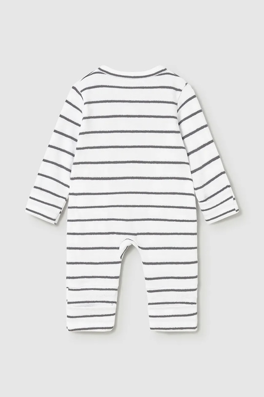 Mayoral Newborn salopetă din bumbac pentru bebeluși 1722.1H.Newborn.PPY2 alb SS26