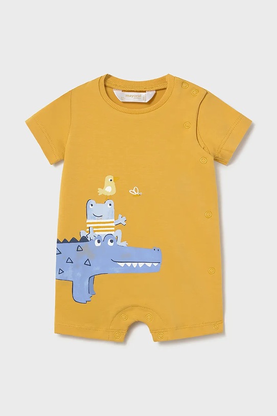 Βρεφικά φορμάκια Mayoral Newborn 3-pack 1724.1Q.Newborn.PPY2 κίτρινο SS26