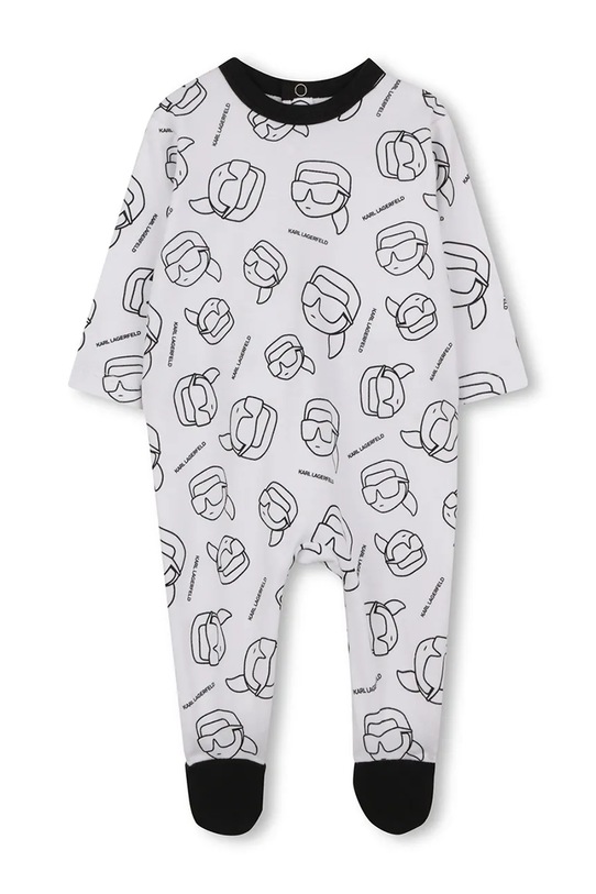 Dječaci Pamučni kombinezoni za bebe Karl Lagerfeld Z31053 bijela