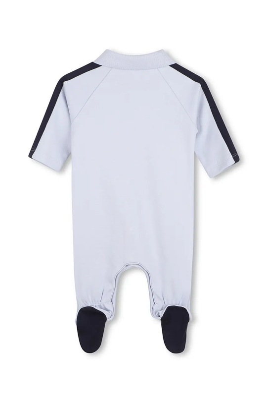 BOSS rampers niemowlęcy bawełniany J53041 niebieski SS26