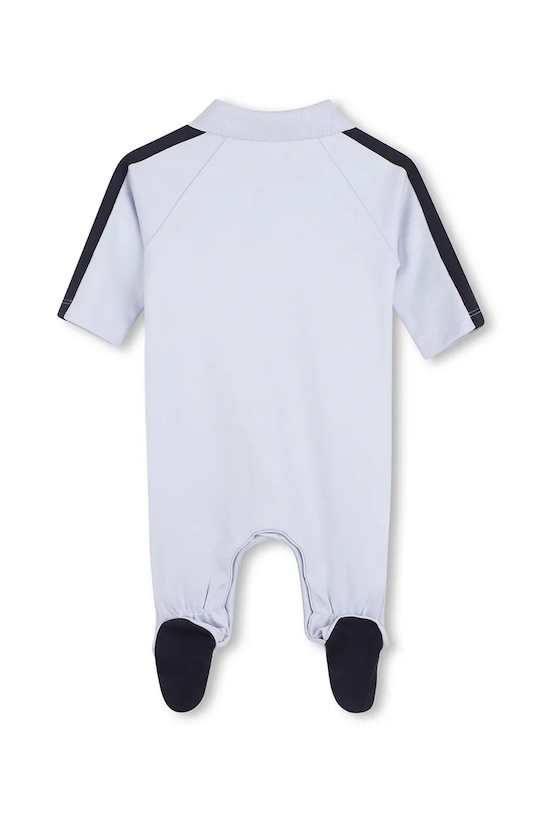 BOSS rampers niemowlęcy bawełniany J53041 niebieski SS26