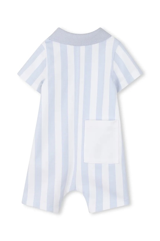 BOSS rampers niemowlęcy bawełniany J53032 niebieski SS26