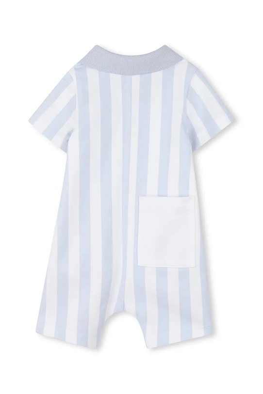 BOSS rampers niemowlęcy bawełniany J53032 niebieski SS26