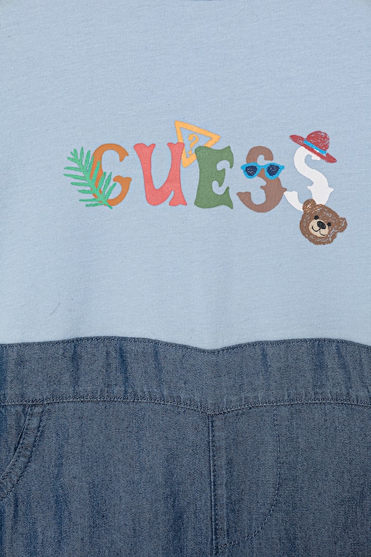 Chłopiec Guess rampers niemowlęcy P6GG06.K6YW0.PPY2.M niebieski