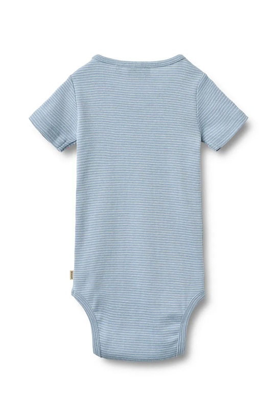 Wheat body bawełniane niemowlęce 9124.102.GOTS niebieski SS26