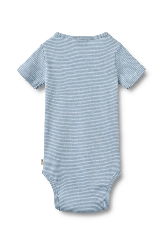 Wheat body bawełniane niemowlęce 9124.102.GOTS niebieski SS26