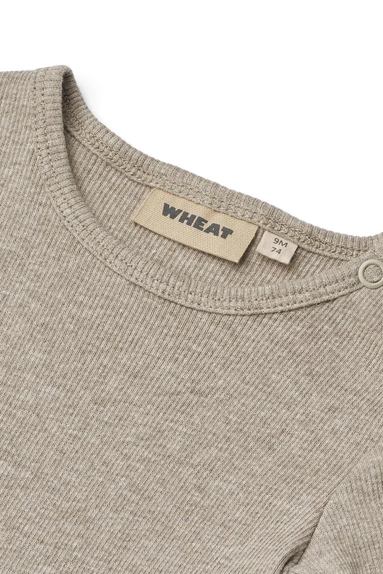 Хлопчик Боді для немовлят Wheat 9129.006.GOTS сірий