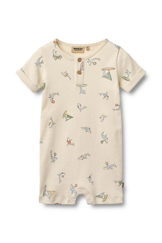 Wheat rampers niemowlęcy bawełniany beżowy 9410.193.GOTS