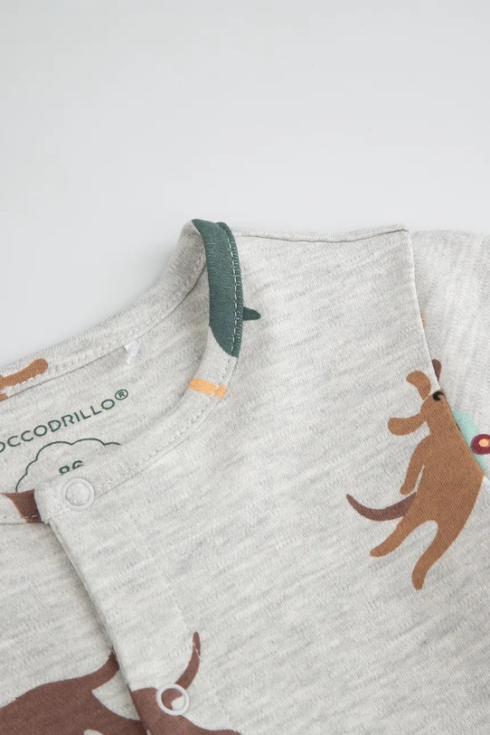 Dječaci Coccodrillo kombinezon za djecu od pamuka WC6104101HBN siva