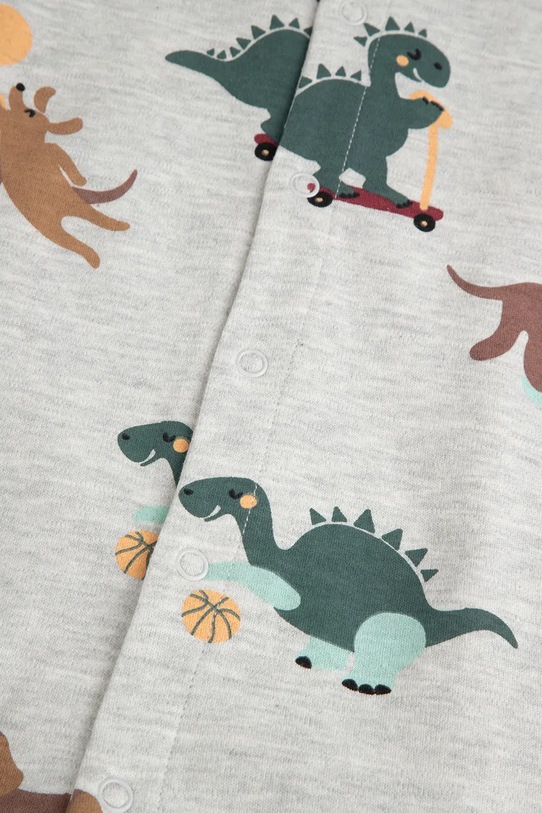 Coccodrillo kombinezon za djecu od pamuka siva WC6104101HBN