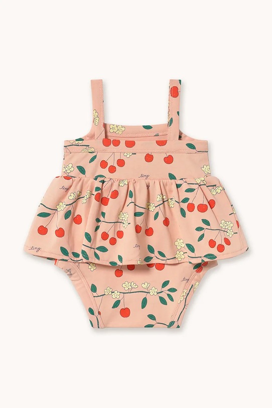 Tinycottons body bawełniane niemowlęce CHERRY TREES BODY SS26.016 różowy SS26