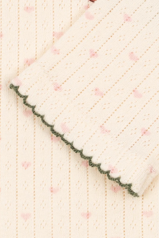 Bombažen body za dojenčka Konges Sløjd MINNIE BODY GOTS KS105002.PPY2 bež