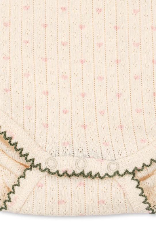 Bavlnené body pre bábätká Konges Sløjd MINNIE SS BODY GOTS KS105008.PPY2