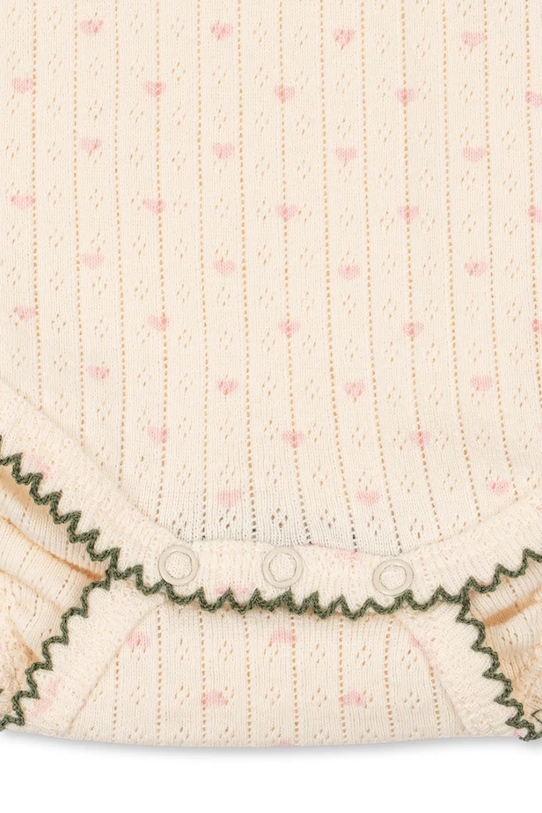 Bavlnené body pre bábätká Konges Sløjd MINNIE SS BODY GOTS KS105008.PPY2