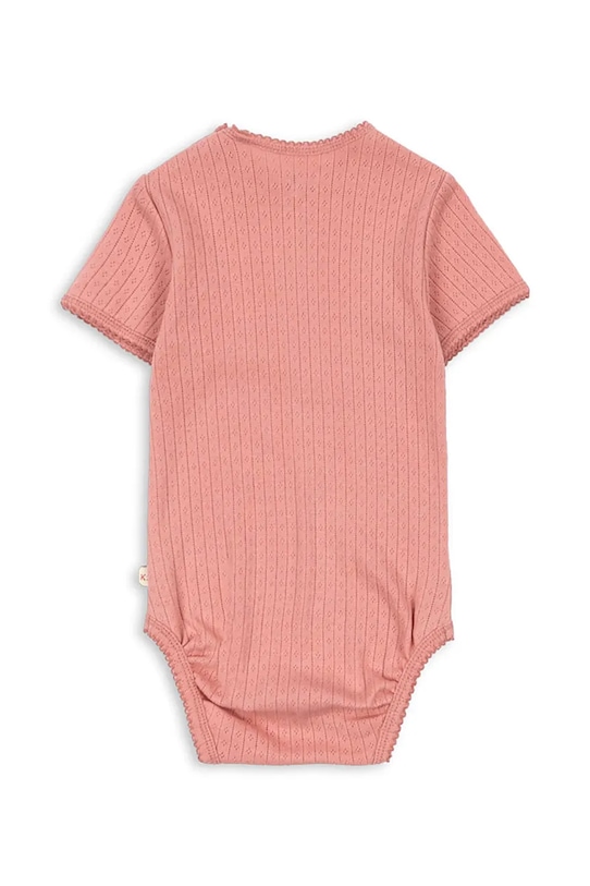 Konges Sløjd body bawełniane niemowlęce MINNIE SS BODY GOTS KS105008.PPY2 beżowy SS26