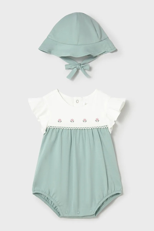 Φορμάκι μωρού Mayoral Newborn 1602.2E.Newborn.PPY2 πράσινο SS26