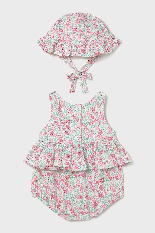 Φορμάκι και καπέλο μωρού Mayoral Newborn 1632.2G.Newborn.PPY2 μπλε SS26