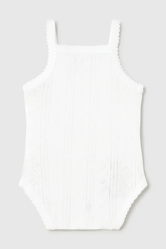 Mayoral Newborn body bawełniane niemowlęce 1702.2D.Newborn.PPY2 biały SS26