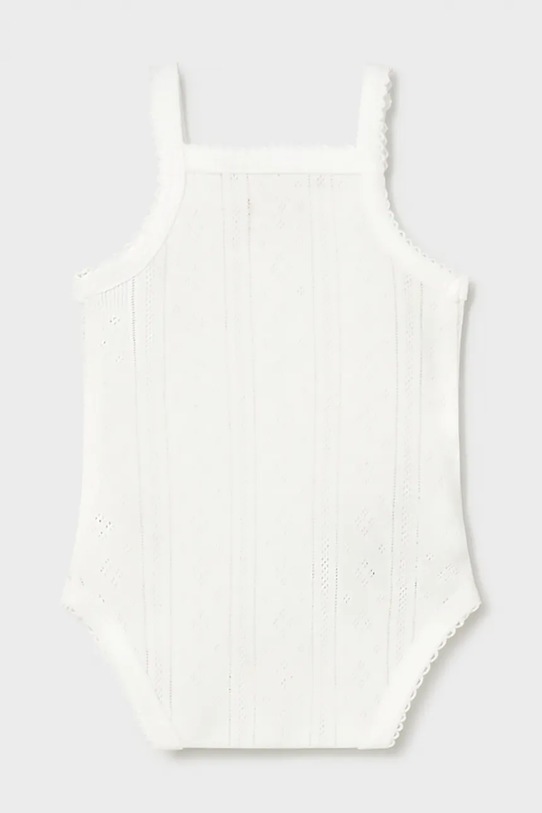 Mayoral Newborn body bawełniane niemowlęce 1702.2D.Newborn.PPY2 beżowy SS26
