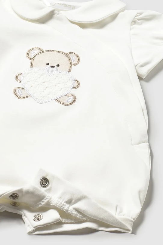 Mayoral Newborn rampers niemowlęcy 2-pack beżowy 1704.2B.Newborn.PPY2