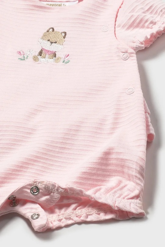Mayoral Newborn rampers niemowlęcy 2-pack różowy 1705.2D.Newborn.PPY2