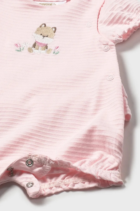 Mayoral Newborn rampers niemowlęcy 2-pack różowy 1705.2D.Newborn.PPY2