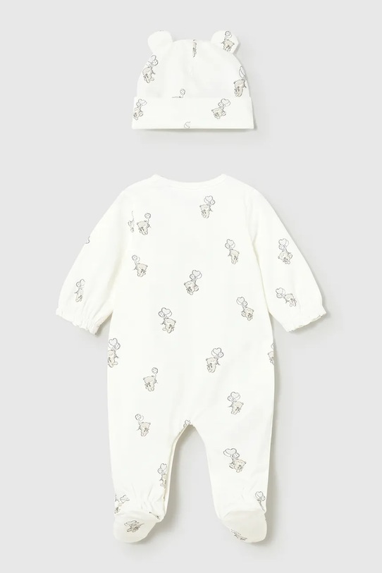 Kombinezon bez rukava za bebe Mayoral Newborn 1706.2F.Newborn.PPY2 bež SS26