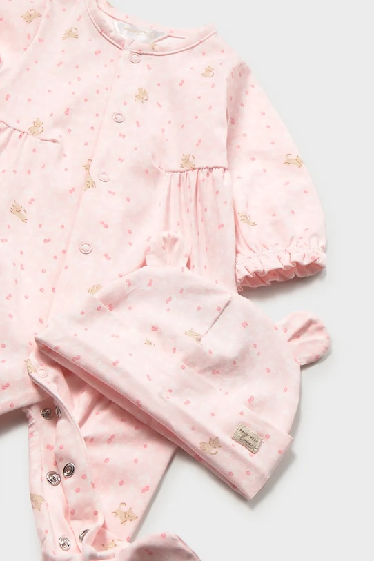 Dziewczynka Mayoral Newborn śpioszki niemowlęce 1706.2F.Newborn.PPY2 różowy