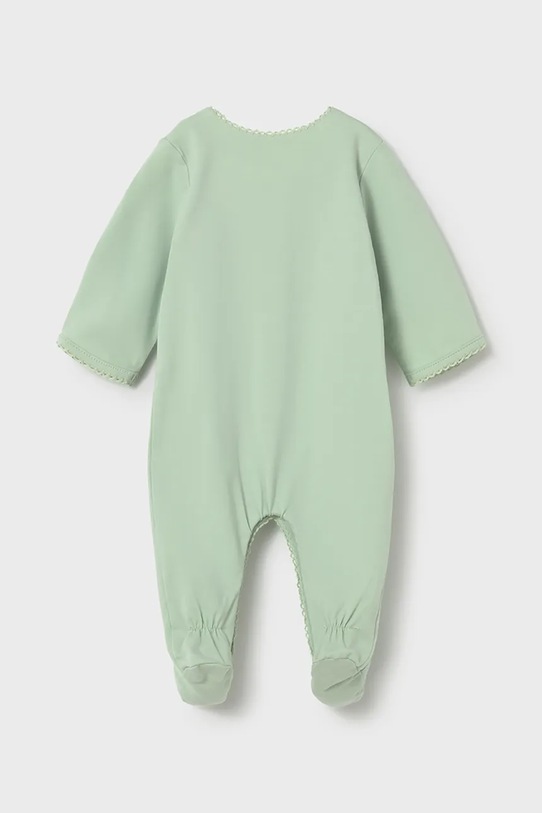 Dziewczynka Mayoral Newborn śpioszki niemowlęce 2-pack 1708.2G.Newborn.PPY2 zielony