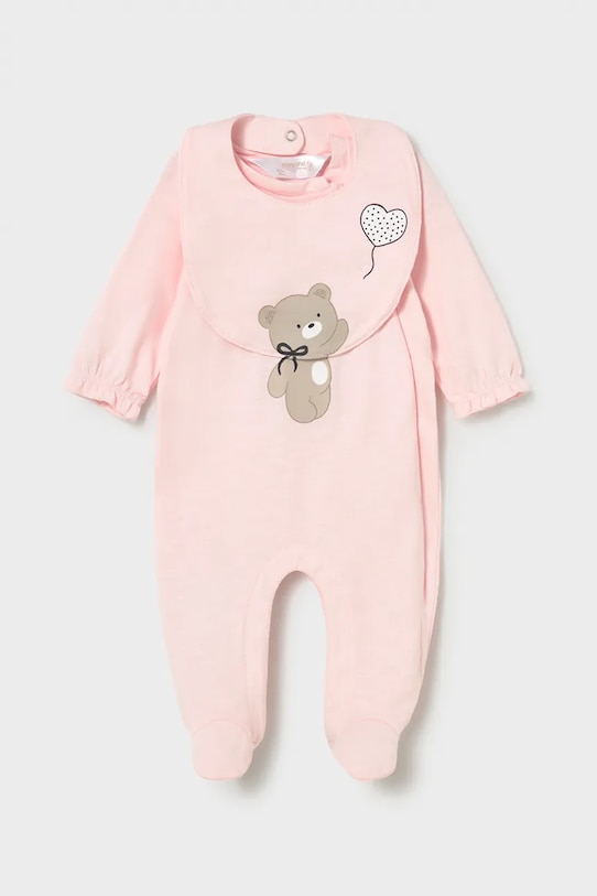 Mayoral Newborn salopetă din bumbac pentru bebeluși roz 1711.2K.Newborn.PPY2