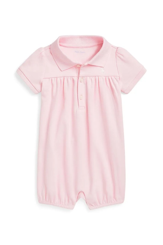 Βρεφικά βαμβακερά φορμάκια Polo Ralph Lauren ροζ 310734900026