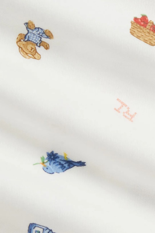 Dziewczynka Polo Ralph Lauren body bawełniane niemowlęce 2-pack 310A12847001 biały