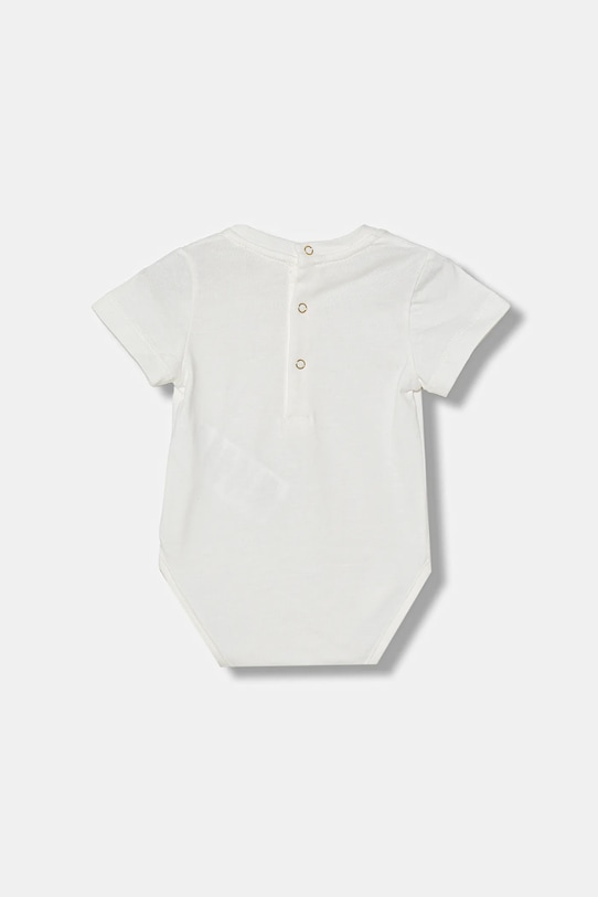 Elisabetta Franchi body bawełniane niemowlęce ENBD007.0.JF054 beżowy SS26