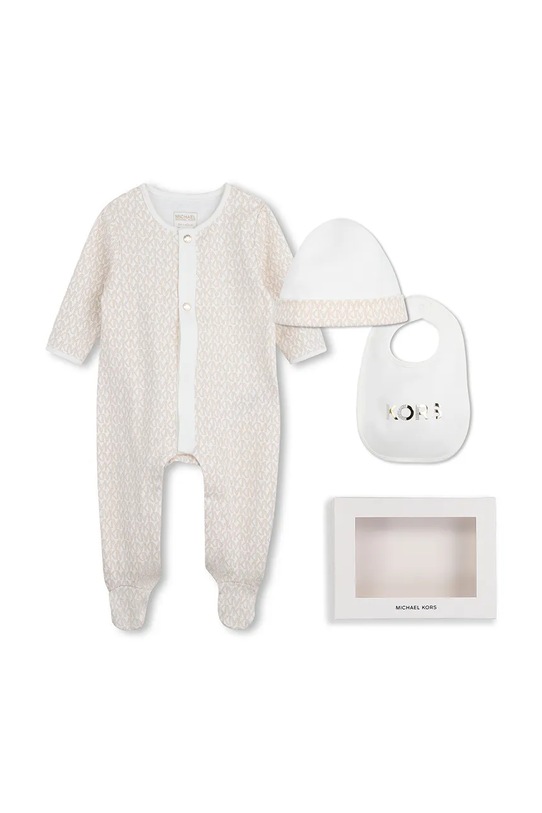 Βρεφικές βαμβακερές ρόμπες Michael Kors Συσκευασία Δώρου μπεζ R30545