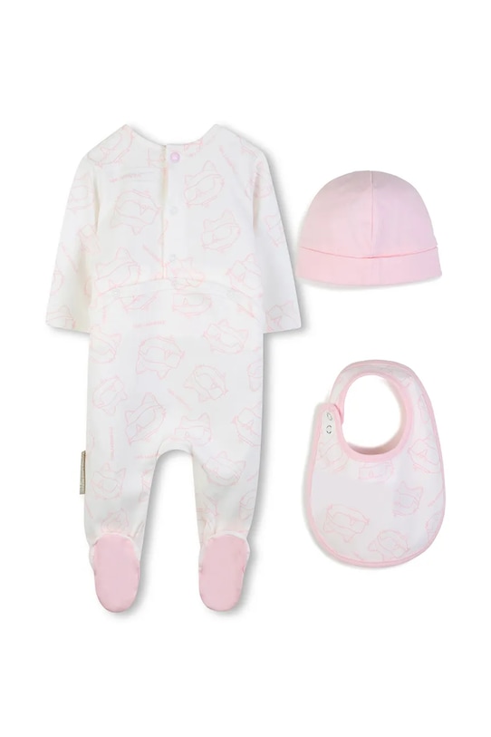 Pamučni komplet za bebe Karl Lagerfeld Z31045 roza SS26