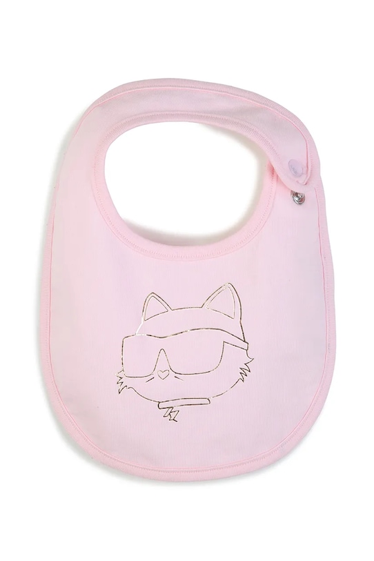 Pamučni komplet za bebe Karl Lagerfeld Z31045 roza