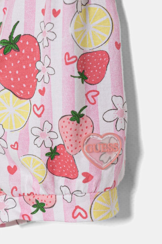 Guess body niemowlęce z bawełną S6GG05.K6YW4.PPY2.M różowy