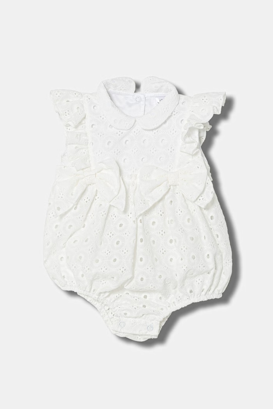 Jamiks rampers niemowlęcy bawełniany NUBBI biały NUBBI.Ramper.JLI025.G