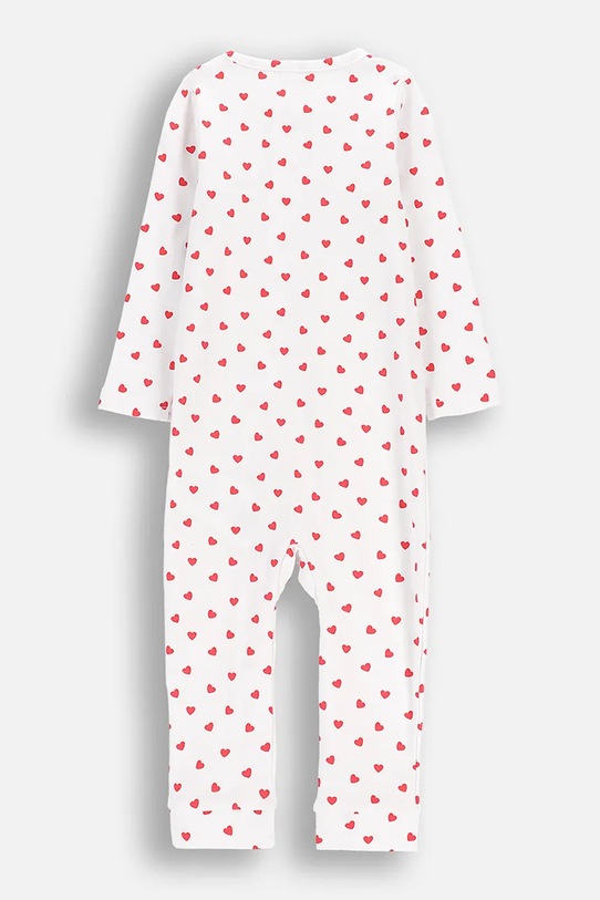 Dětský bavlněný overal Coccodrillo WC6404201PJS bílá SS26