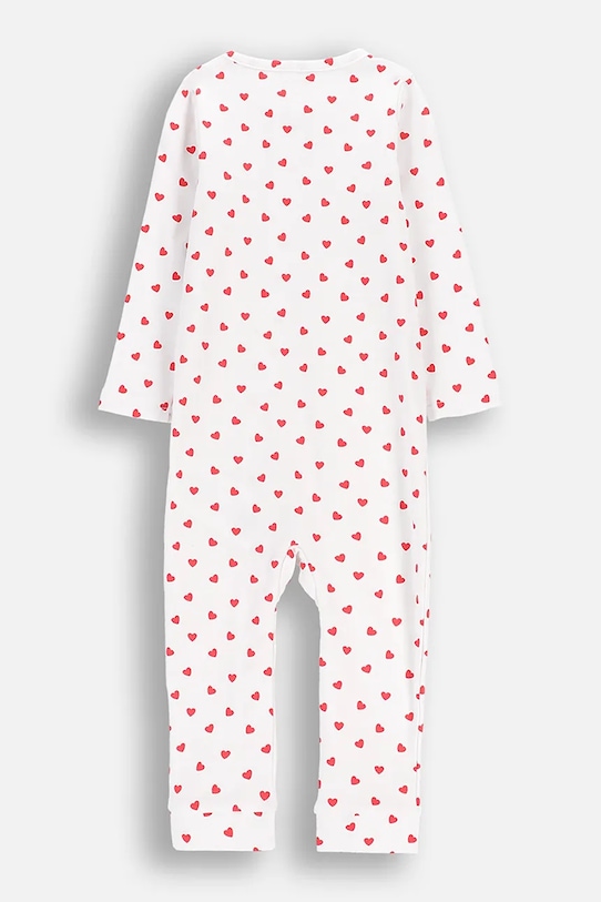 Dětský bavlněný overal Coccodrillo WC6404201PJS bílá SS26