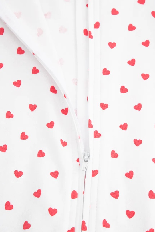 Dětský bavlněný overal Coccodrillo bílá WC6404201PJS