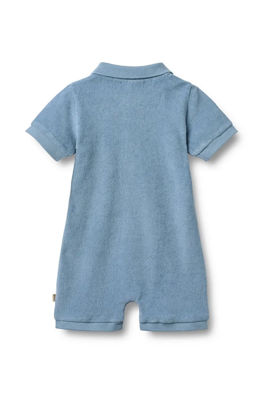 Dziewczynka Wheat pajacyk dziecięcy bawełniany 6986.063.GOTS niebieski