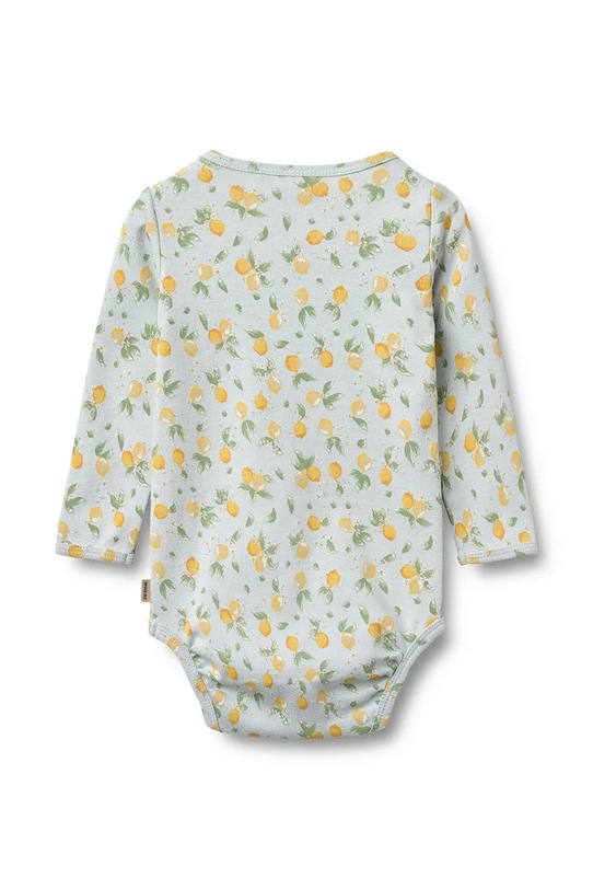 Wheat bébi pamut body 9105.129.GOTS kék SS26